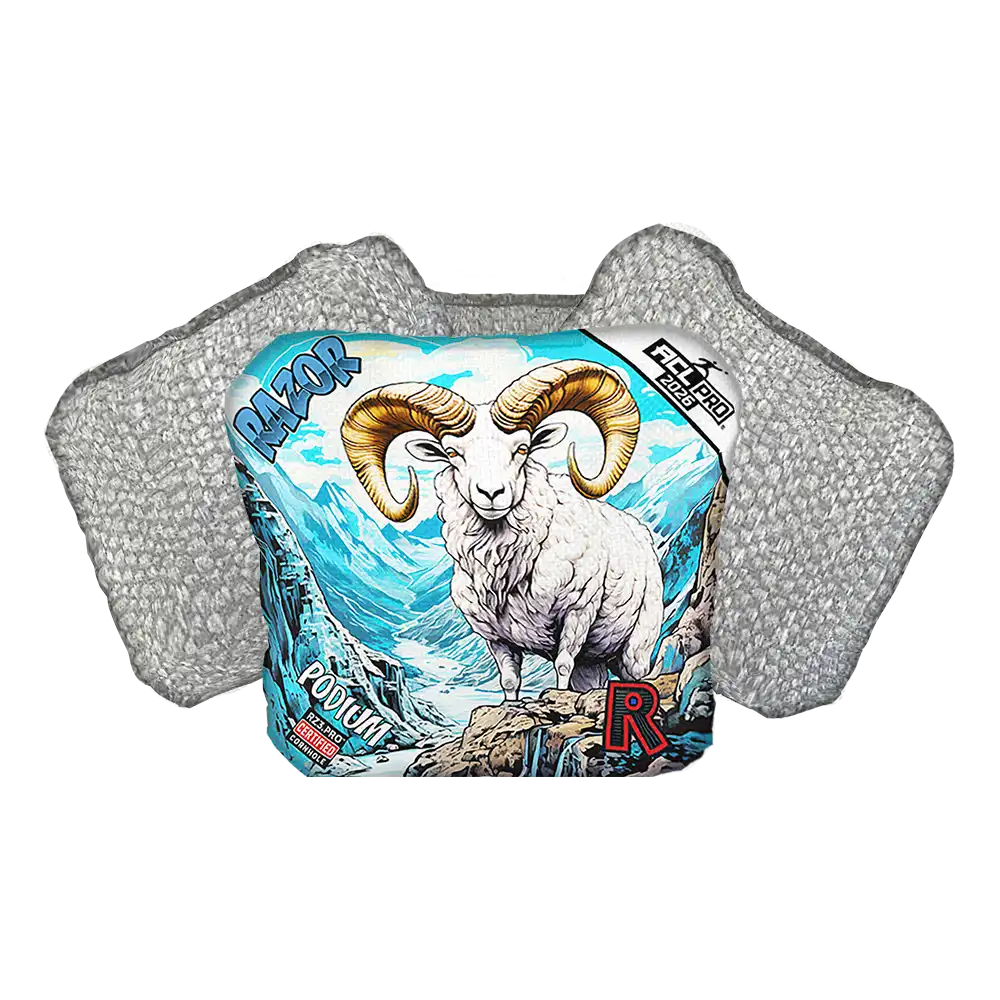 Podium | Alaskan Dall Sheep | ACL PRO Razor Cornhole Bags