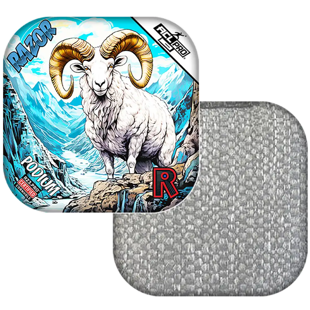 Podium | Alaskan Dall Sheep | ACL PRO Razor Cornhole Bags