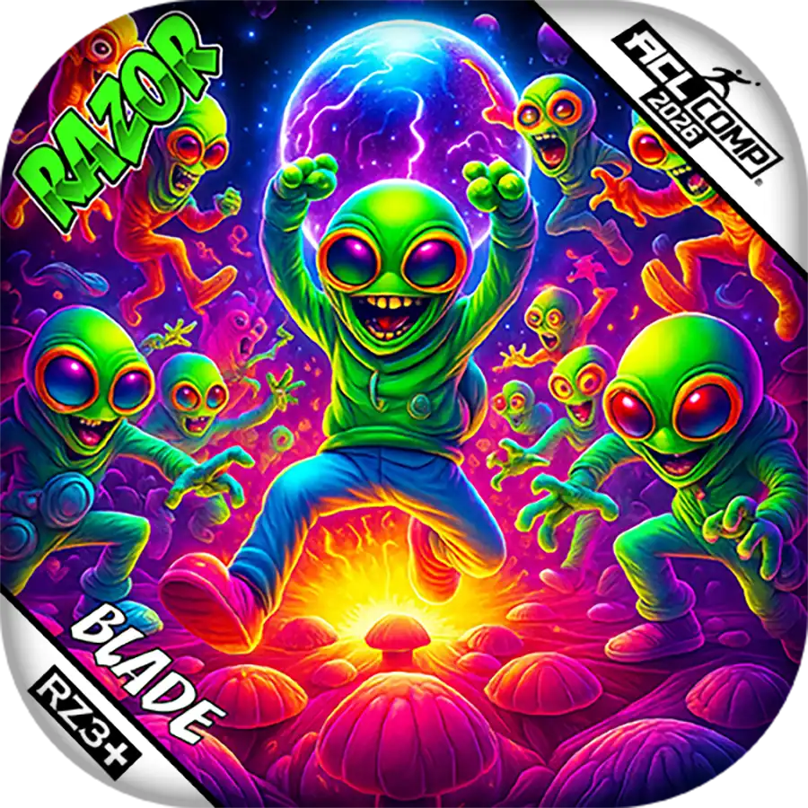 Blade | Alien Dance Party | ACL COMP Razor Cornhole Bags