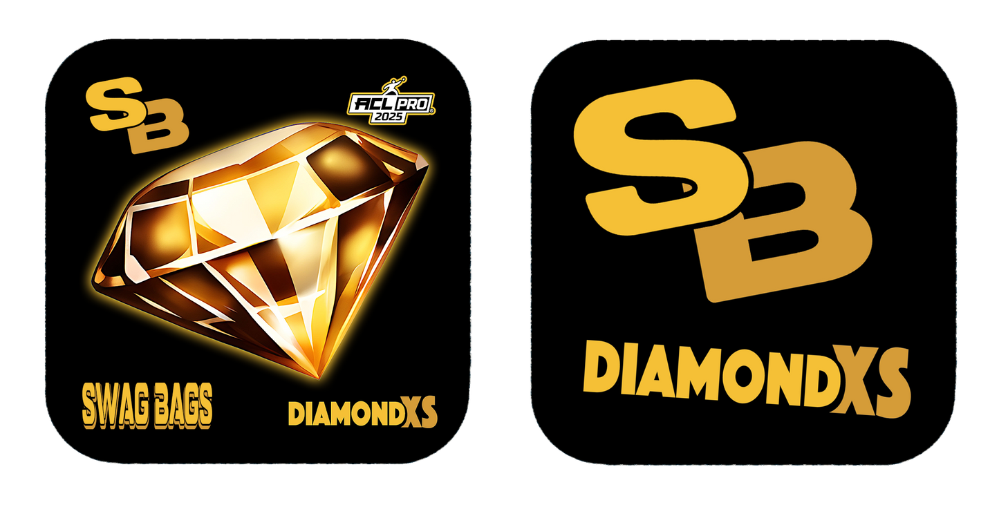 Swag Bags - Black & Gold - Diamond XS