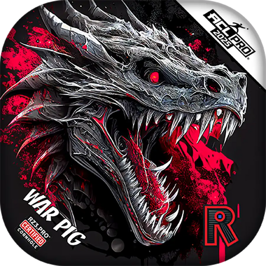 War Pig | Dragon Black Series | ACL PRO Razor Cornhole Bags