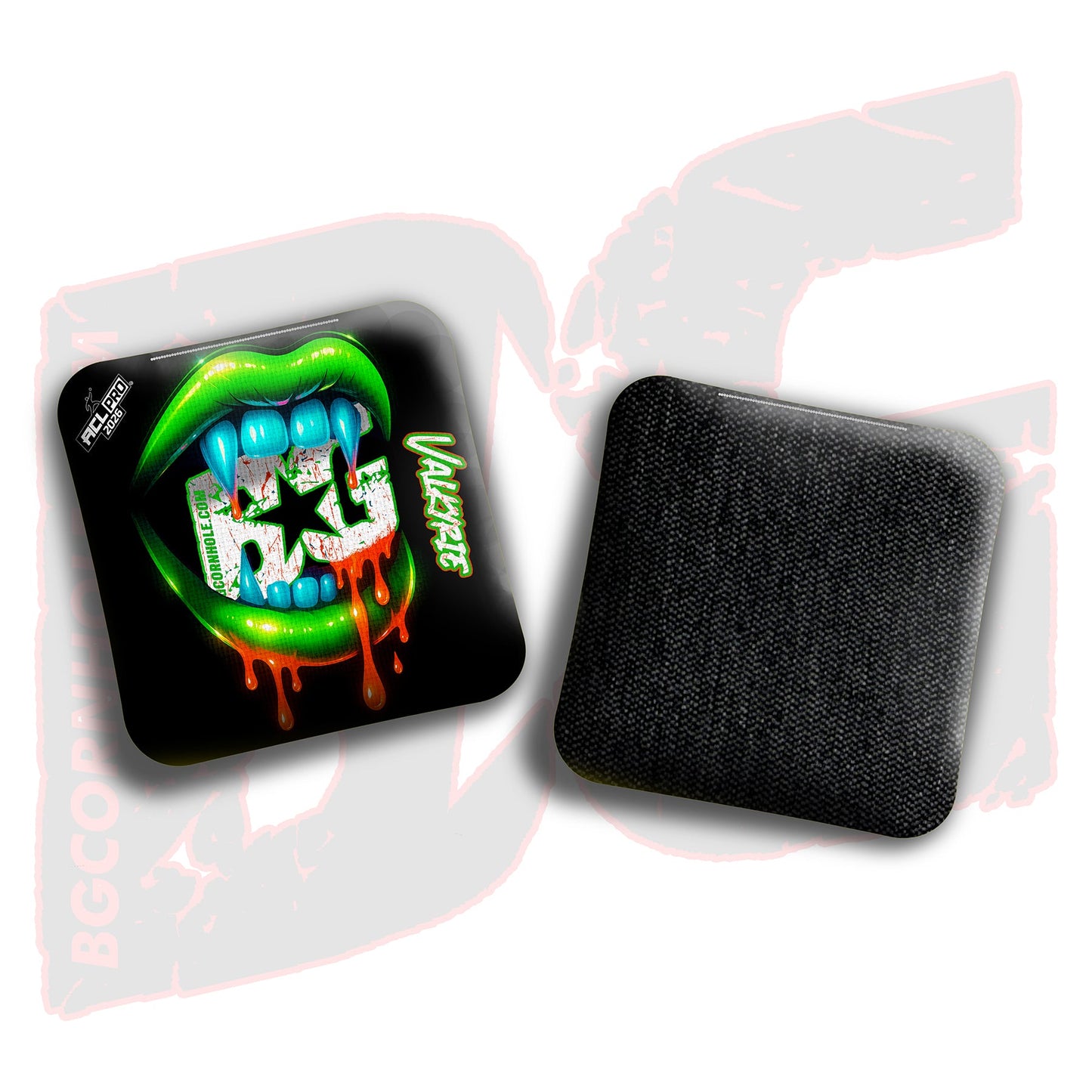 2026 BG Multiple Bag Models "Lethal Lips" - ACL Pro Stamped Cornhole Bags - SET OF 4 BAGS