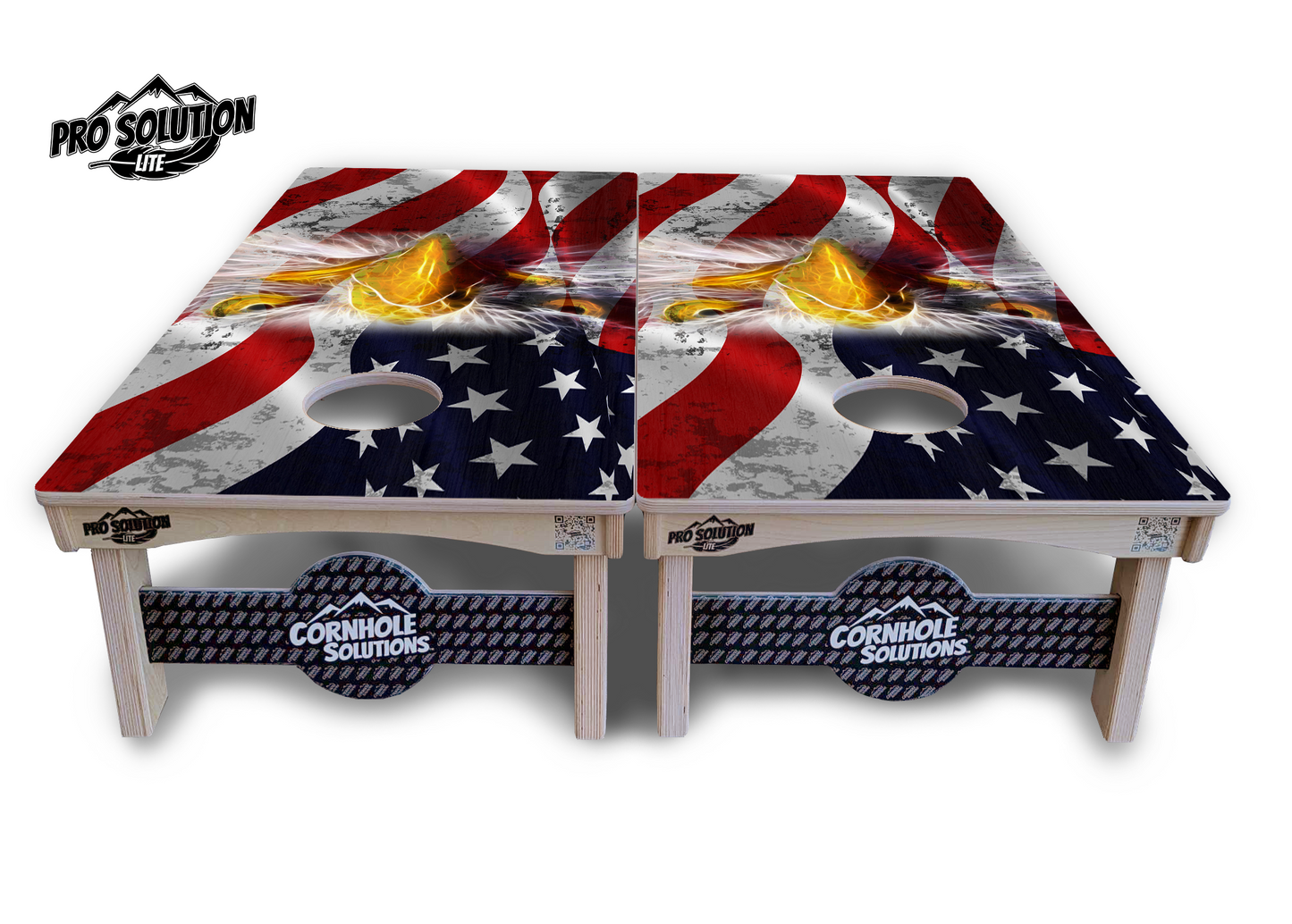 Electric Eagle Cornhole Boards - Pro Solution Lite Series