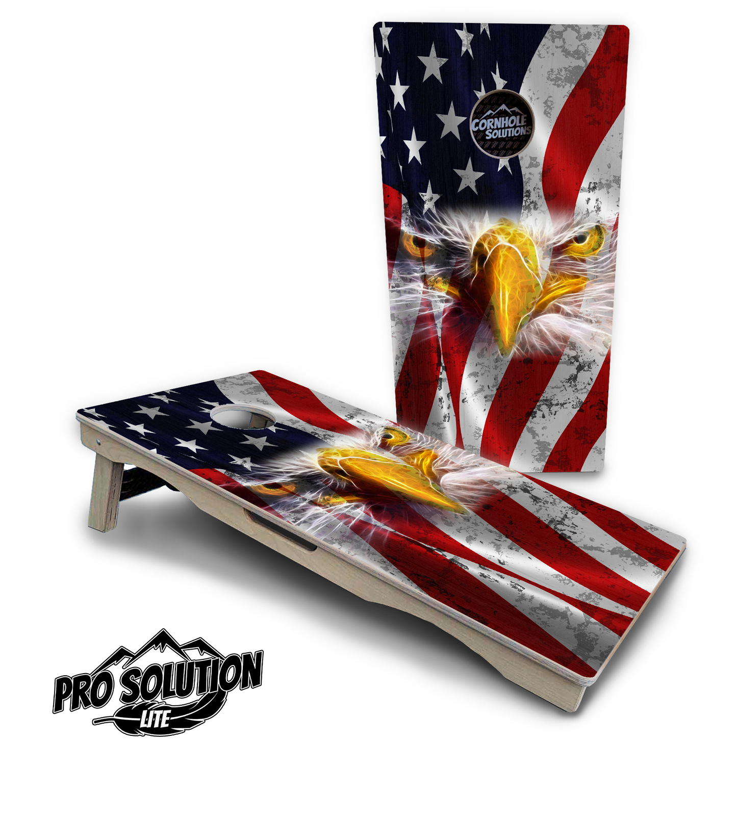 Electric Eagle Cornhole Boards - Pro Solution Lite Series