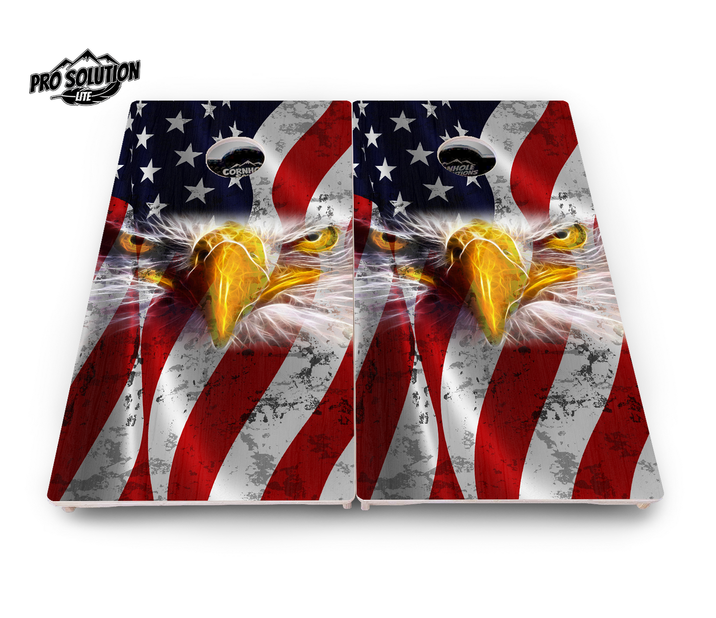 Electric Eagle Cornhole Boards - Pro Solution Lite Series