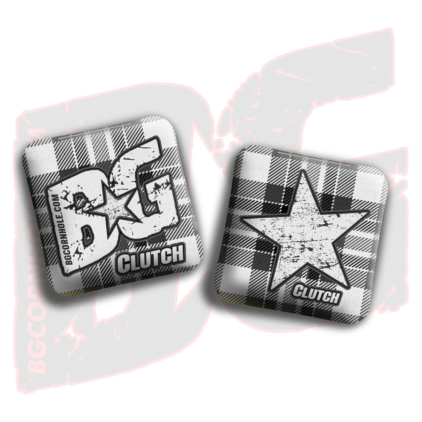 2026 BG Clutch - "Flannel Finesse” - Non Stamped Cornhole Bags - SET OF 4 bags