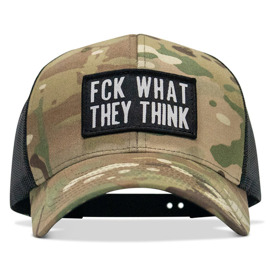 FCK What They Think Patch Snapback Hat