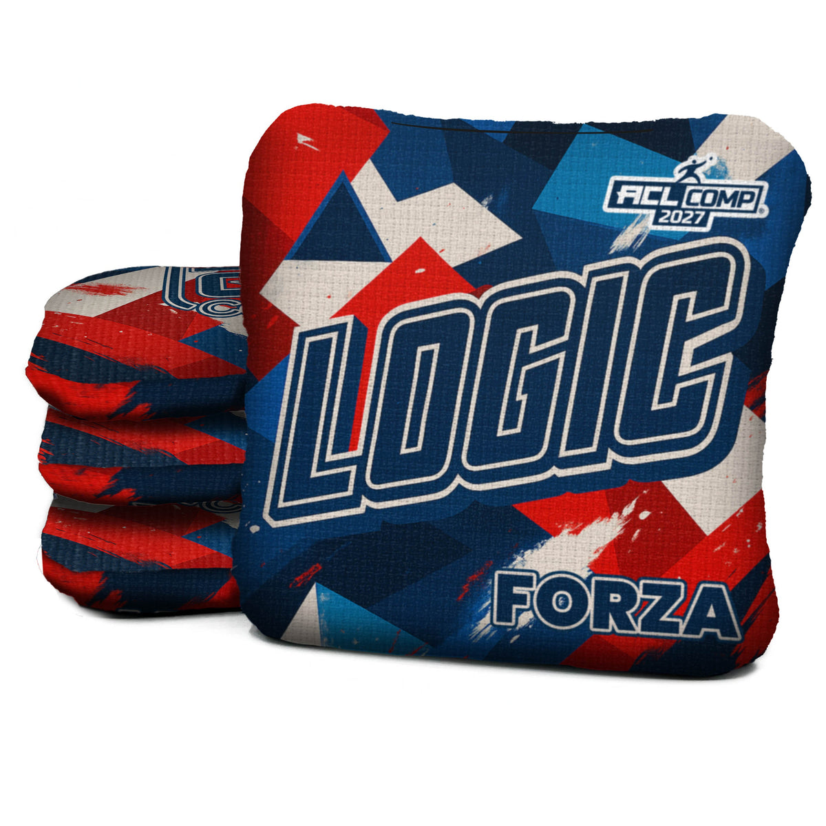 Angle Splat - Red White Blue - ACL PRO 2027 BAGS - MULTIPLE BAG SERIES - Set of 4 bags