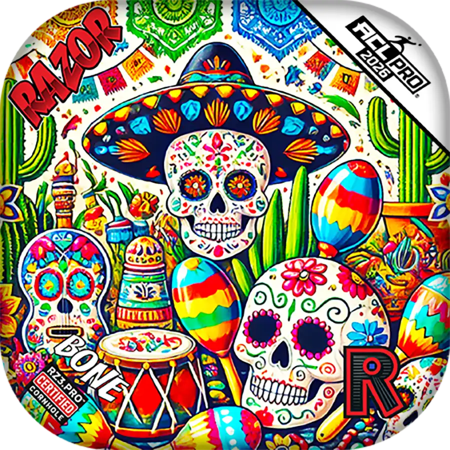 Bone | Fiesta | ACL PRO Razor Cornhole Bags