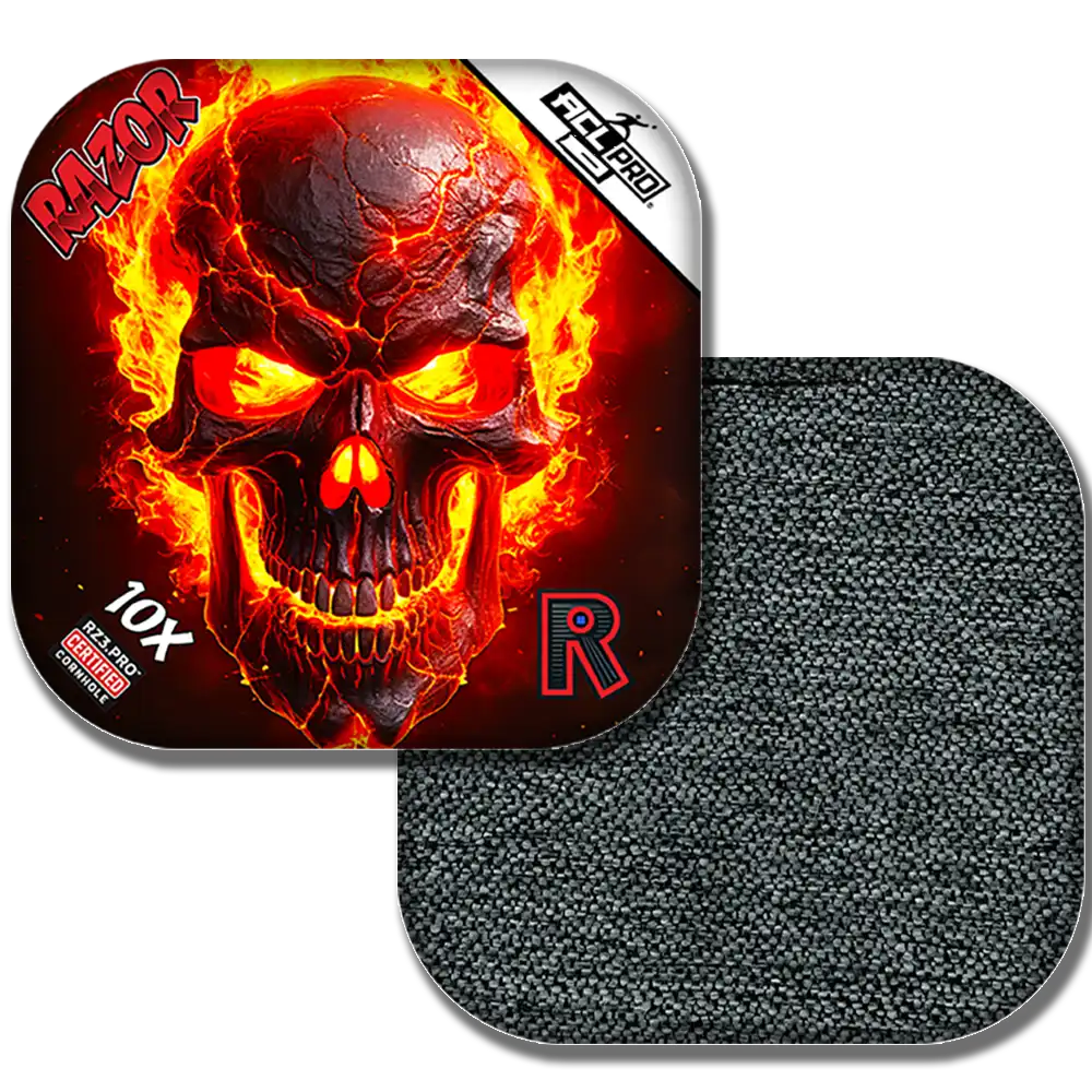 10X | Fire Skull | ACL PRO Razor Cornhole Bags