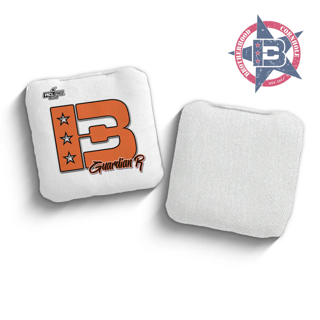 Brotherhood Cornhole Guardian - 2025 White Broadcast Edition Bags