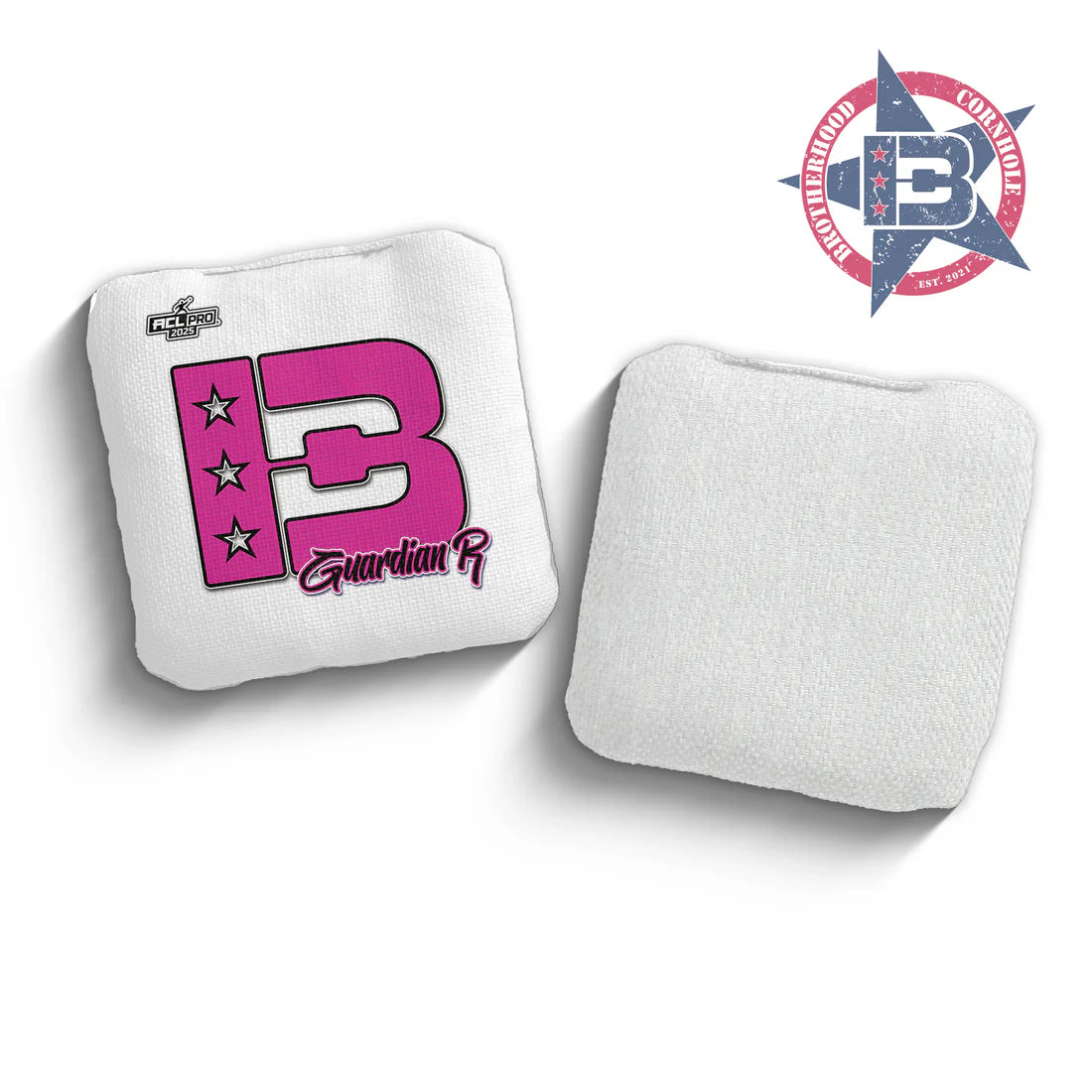 Brotherhood Cornhole Guardian - 2025 White Broadcast Edition Bags