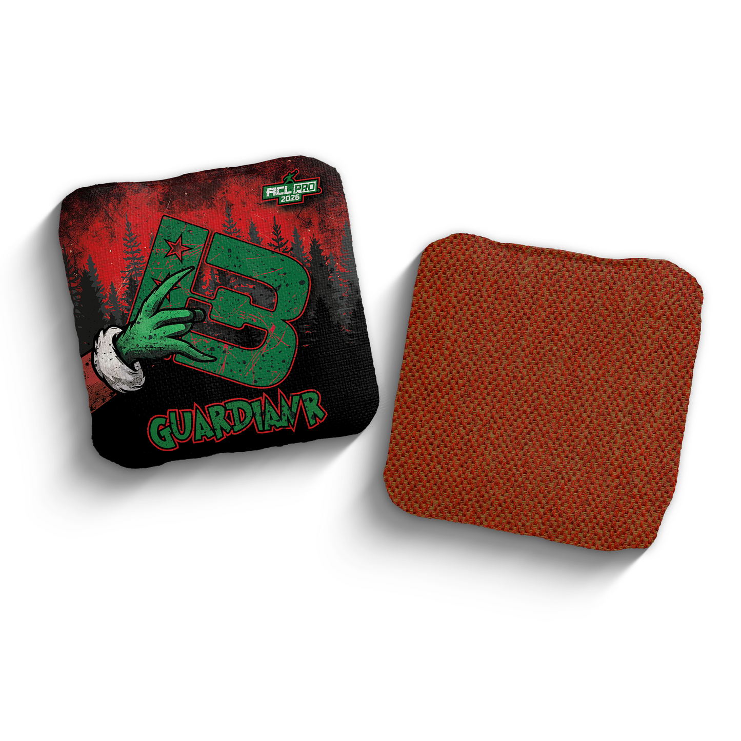 2026 Brotherhood Cornhole Guardian Christmas Edition ACL Pro Stamped Cornhole Bags