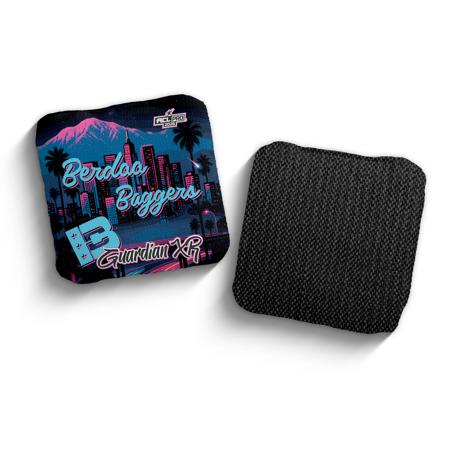 2026 Brotherhood Cornhole Guardian X Berdoo Baggers Collaboration ACL Pro Stamped Cornhole Bags