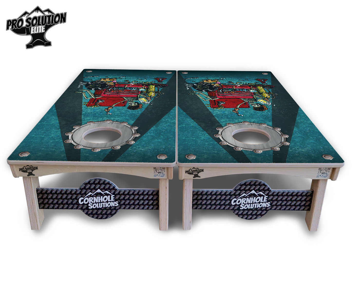 Artist Series Cornhole Boards - Pro Solution Elite Series