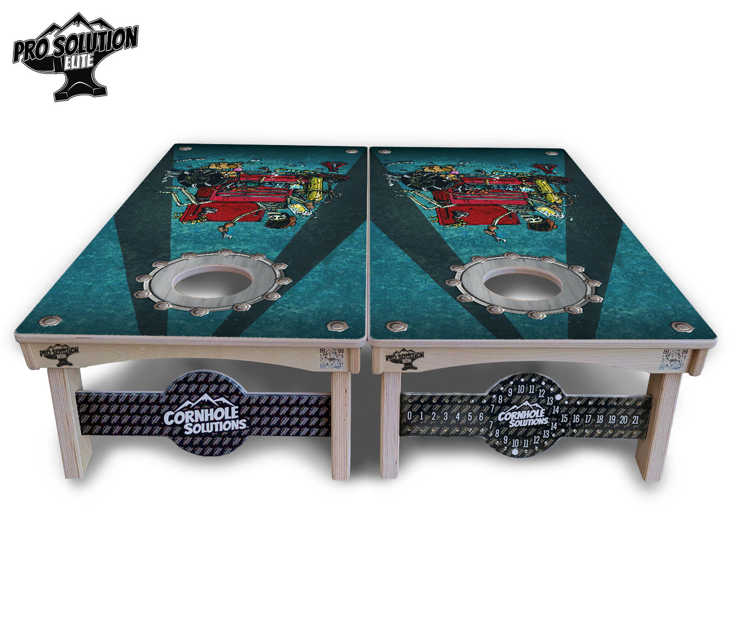 Artist Series Cornhole Boards - Pro Solution Elite Series