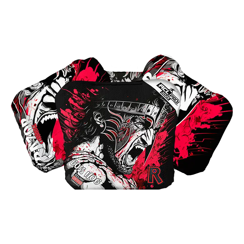 Boss Hog | Gladiator Black Series | ACL PRO Razor Cornhole Bags