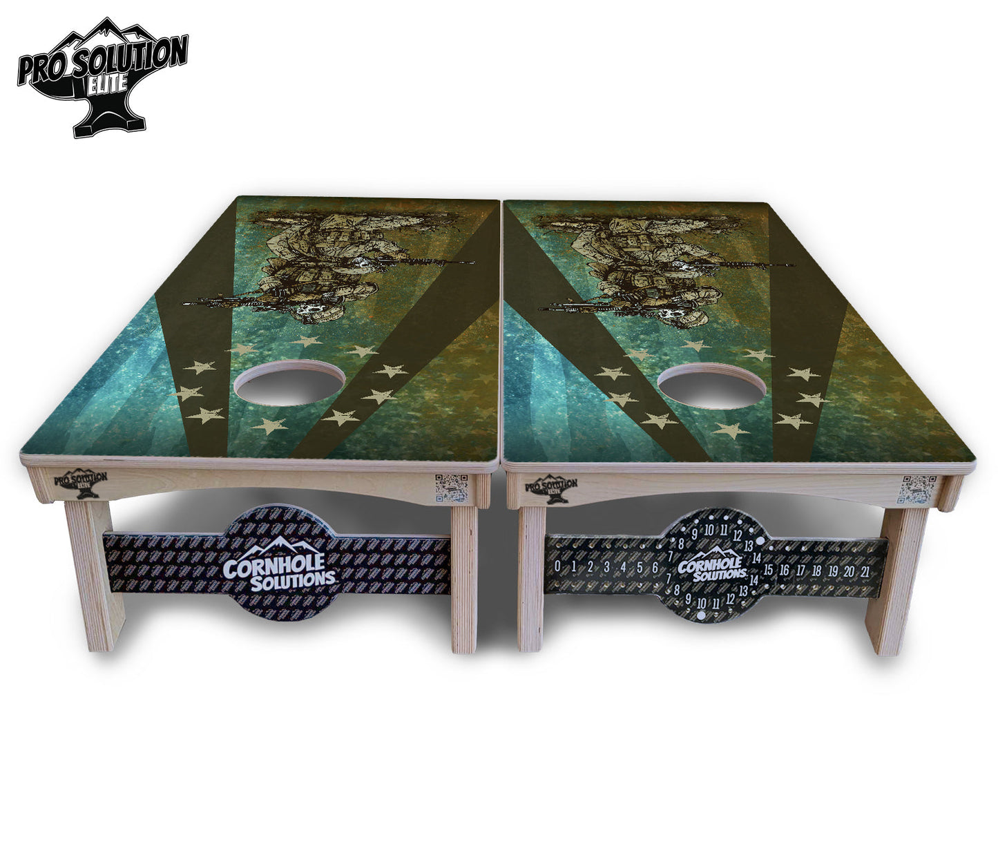 Artist Series Cornhole Boards - Pro Solution Elite Series