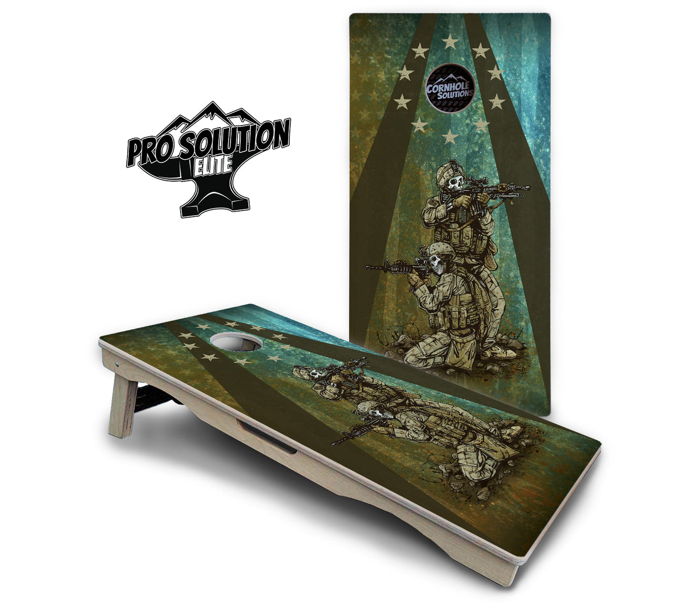 Artist Series Cornhole Boards - Pro Solution Elite Series