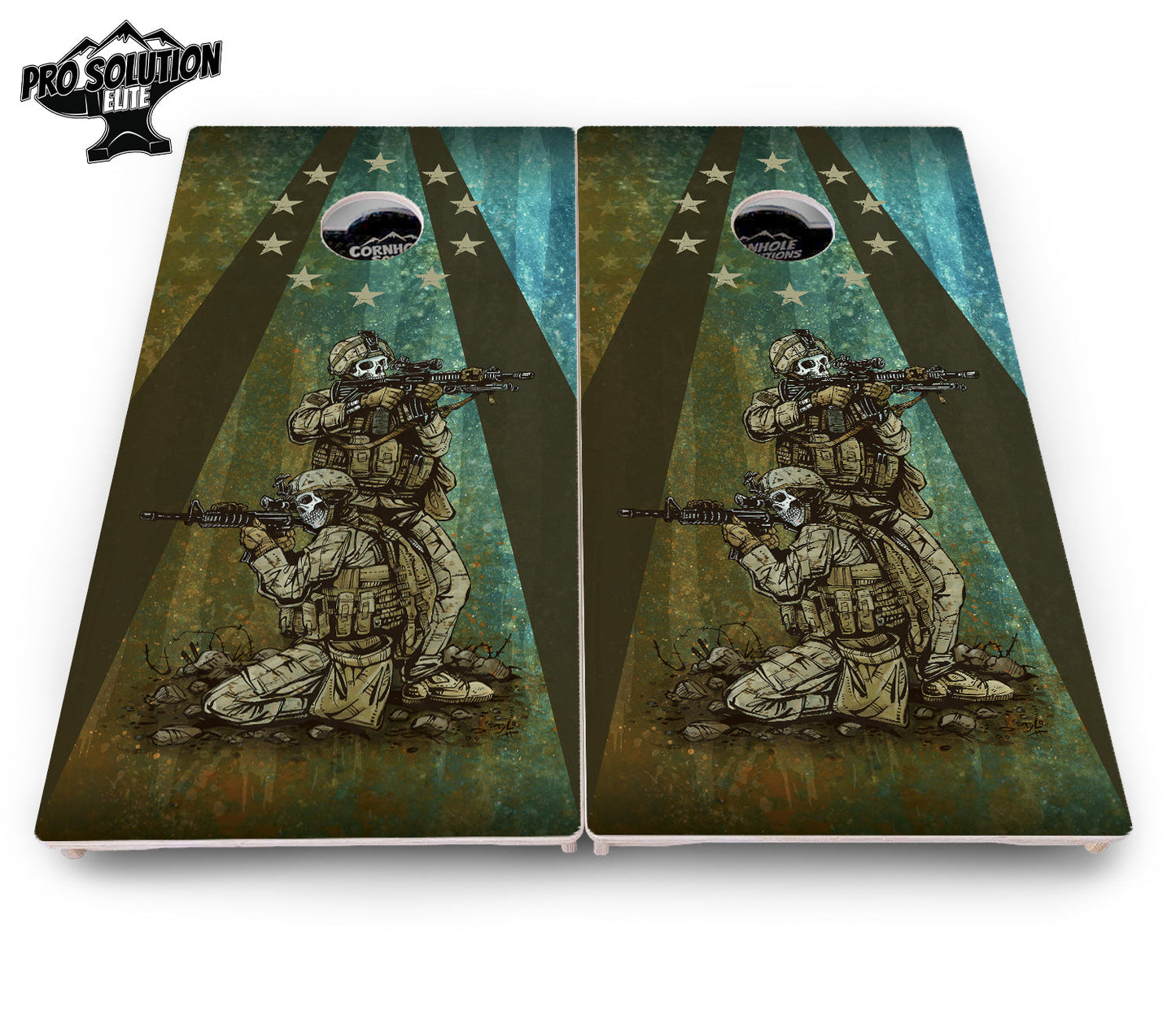 Artist Series Cornhole Boards - Pro Solution Elite Series
