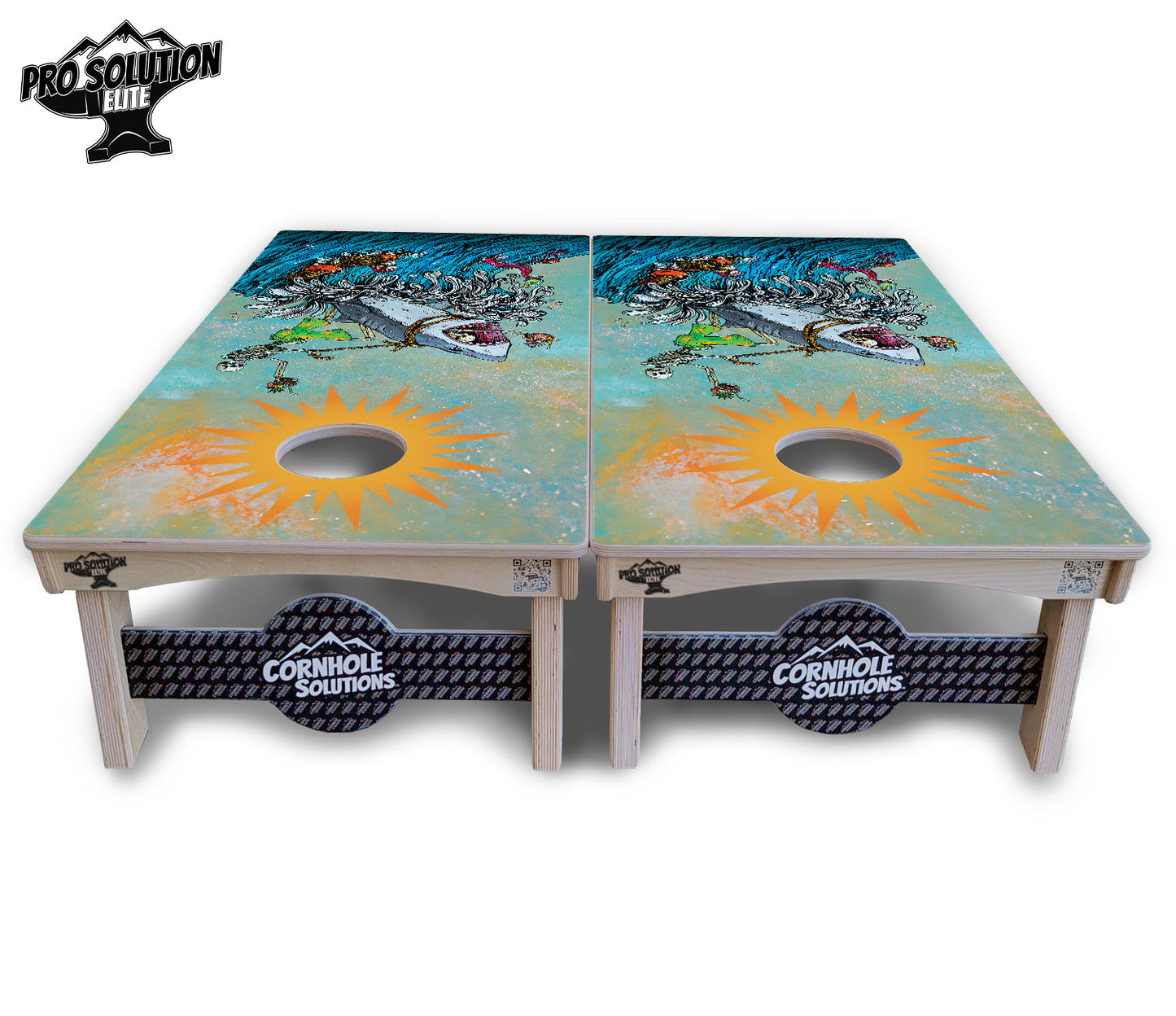 Artist Series Cornhole Boards - Pro Solution Elite Series