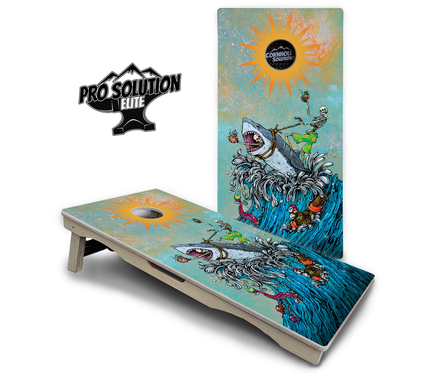 Artist Series Cornhole Boards - Pro Solution Elite Series