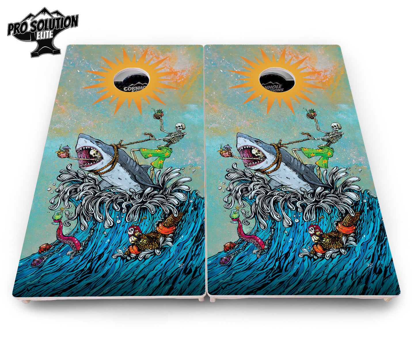 Artist Series Cornhole Boards - Pro Solution Elite Series
