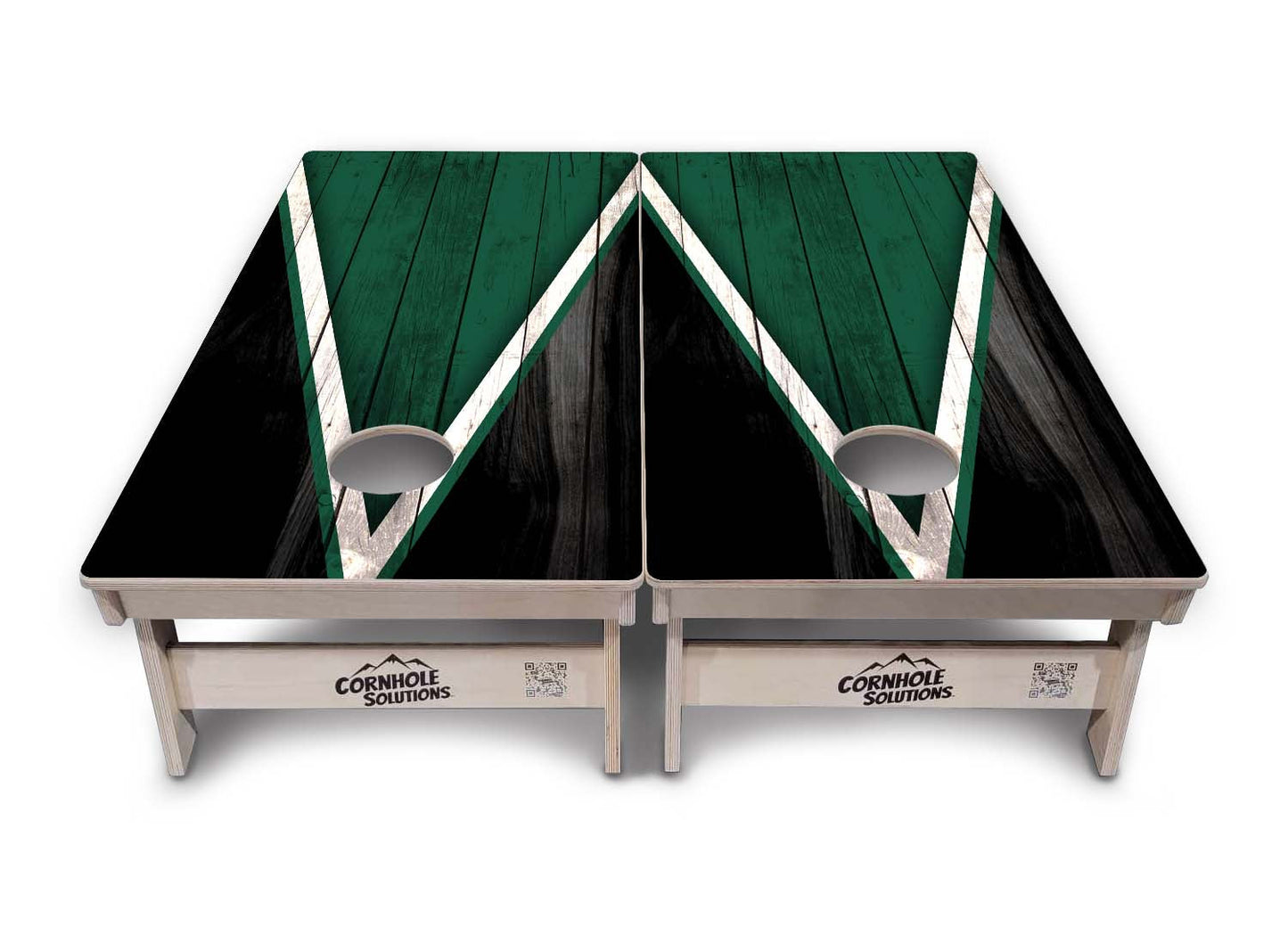 Team Color Triangle Cornhole Boards - Professional Tournament Series