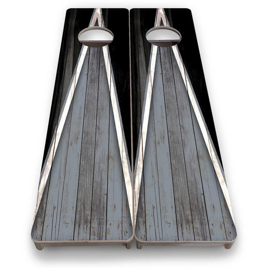 Training Skinny Boards - Sports Theme - Black & Grey