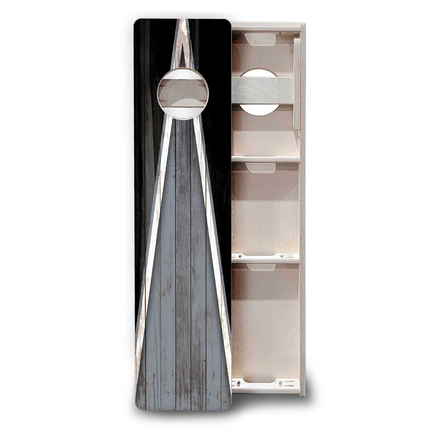 Training Skinny Boards - Sports Theme - Black & Grey