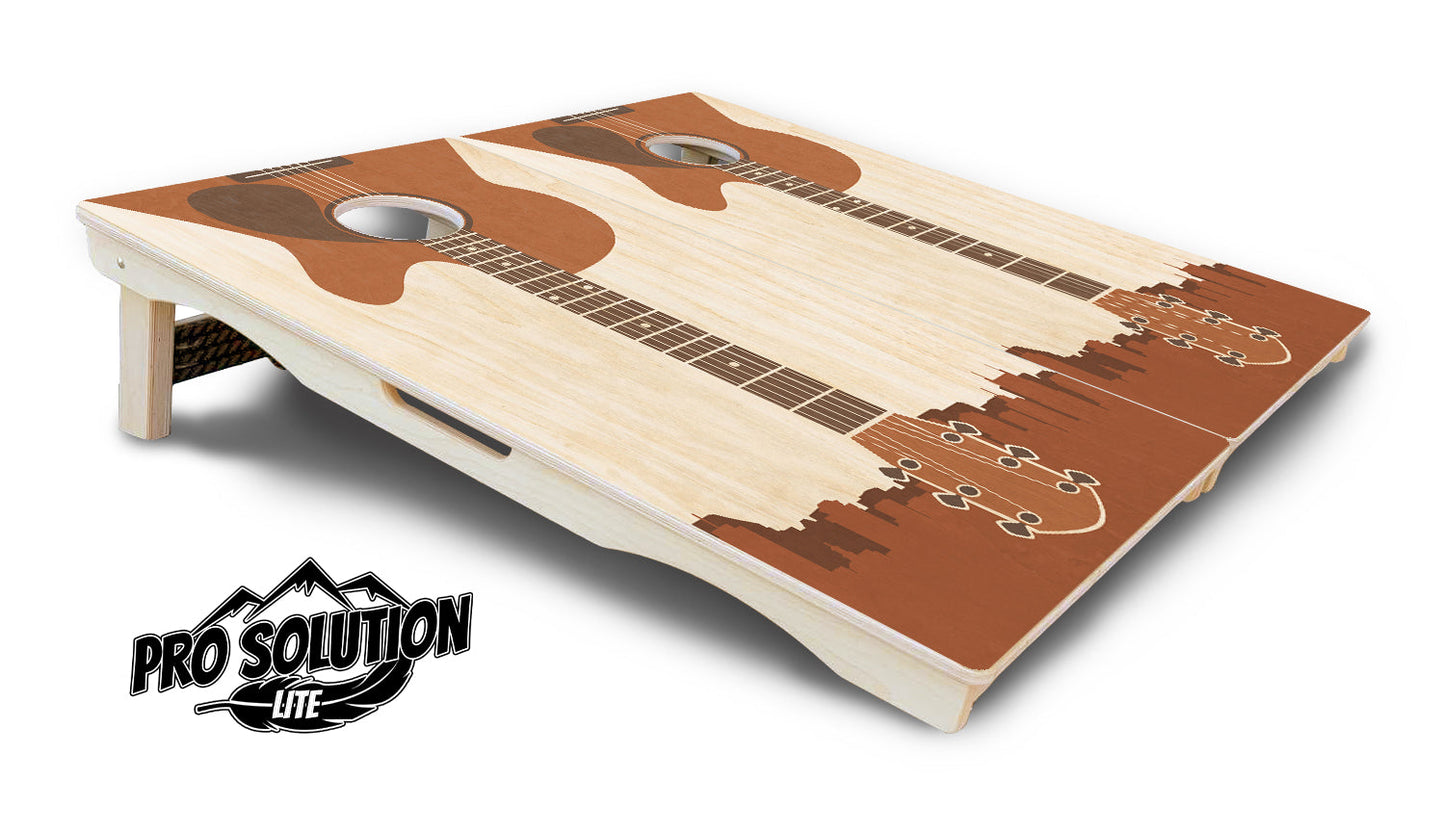 Guitar Cornhole Boards - Pro Solution Lite Series