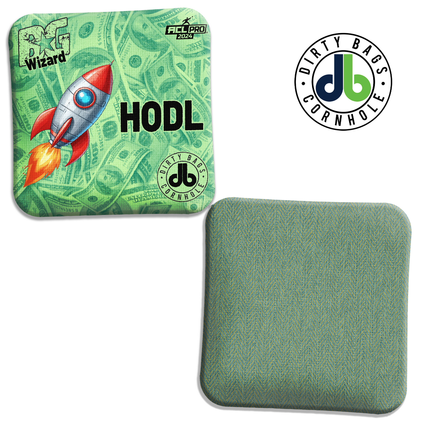 BG Cornhole Bags - Wizard - HODL