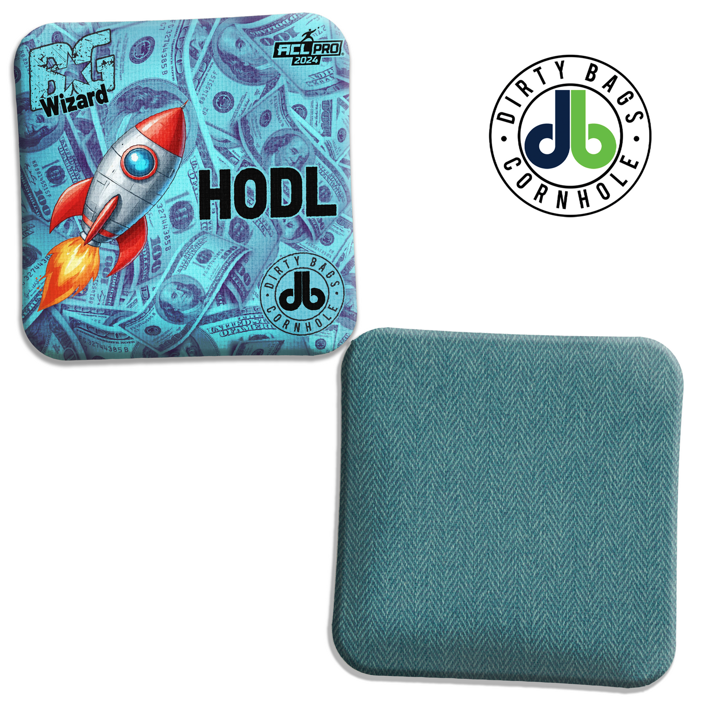 BG Cornhole Bags - Wizard - HODL