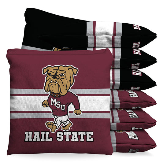 Mississippi State Bulldogs Hail State 1 LB Cornhole Bean Bags by BAGGO