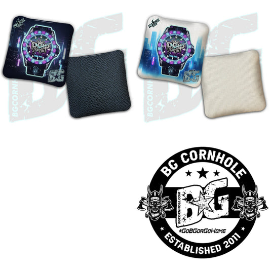 2026 BG Multiple Bag Models “Game Time” - Drip Kulture x Cameron Dambrosio - BG Multiple Bag Models - ACL Pro Stamped Cornhole Bags - SET OF 4 BAGS