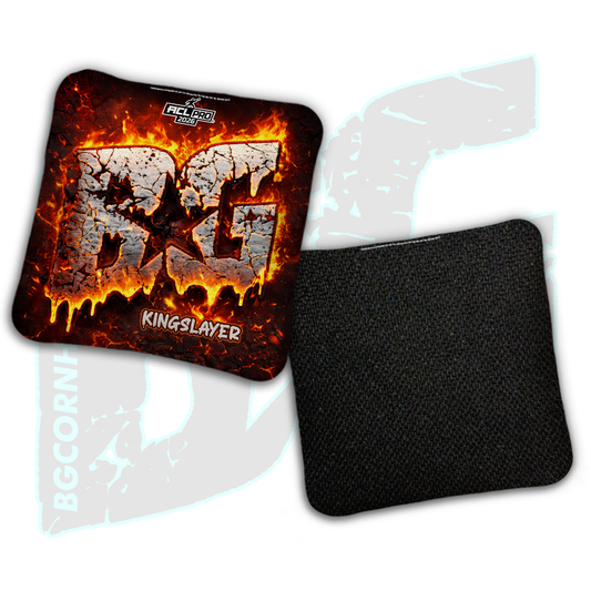 2026 BG Multiple Bag Models "Scorched" - ACL Pro Stamped Cornhole Bags - SET OF 4 BAGS