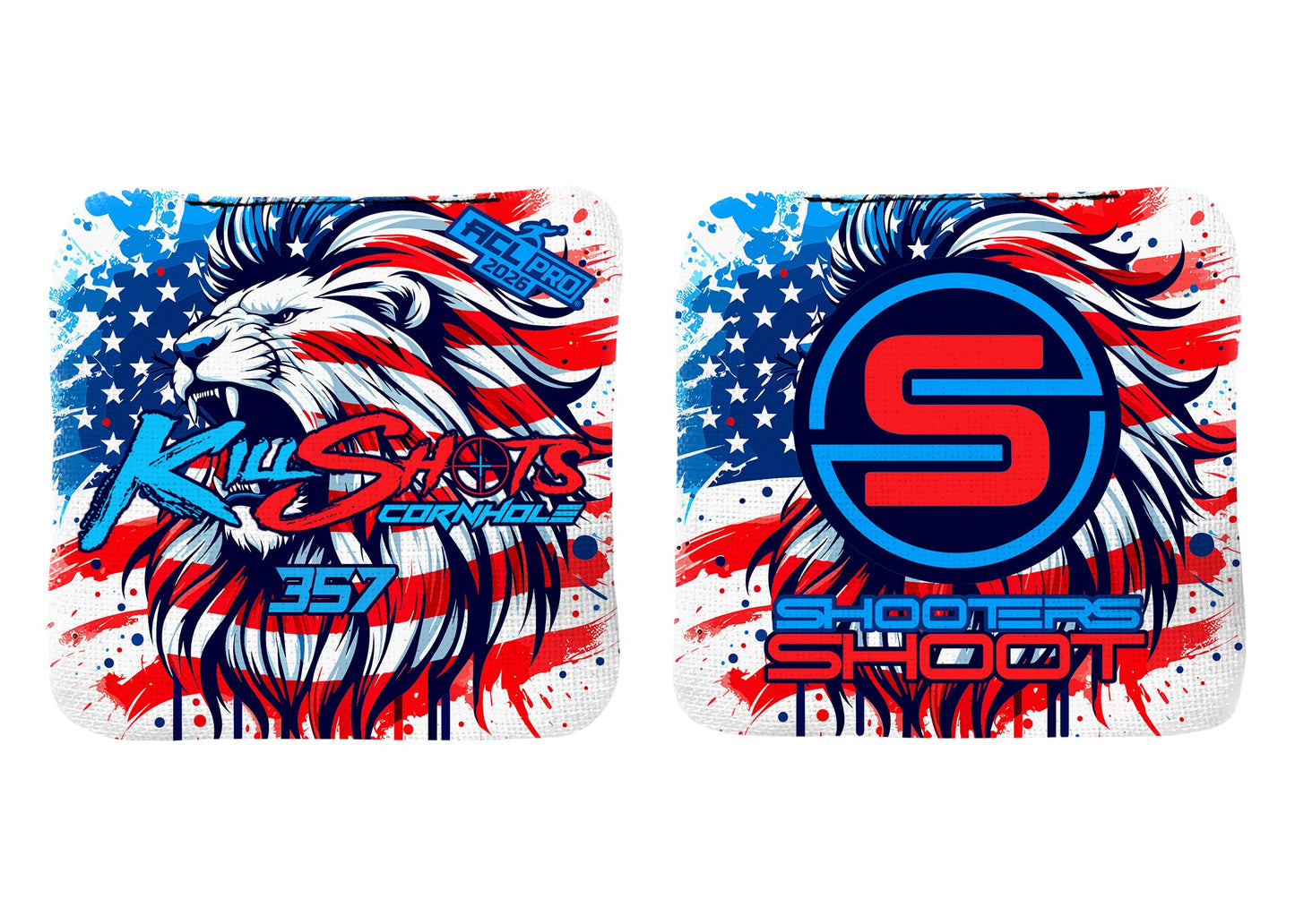 Killshots Cornhole | 357 Series | 2026 ACL PRO | Cornhole Bags | Limited Edition Designs