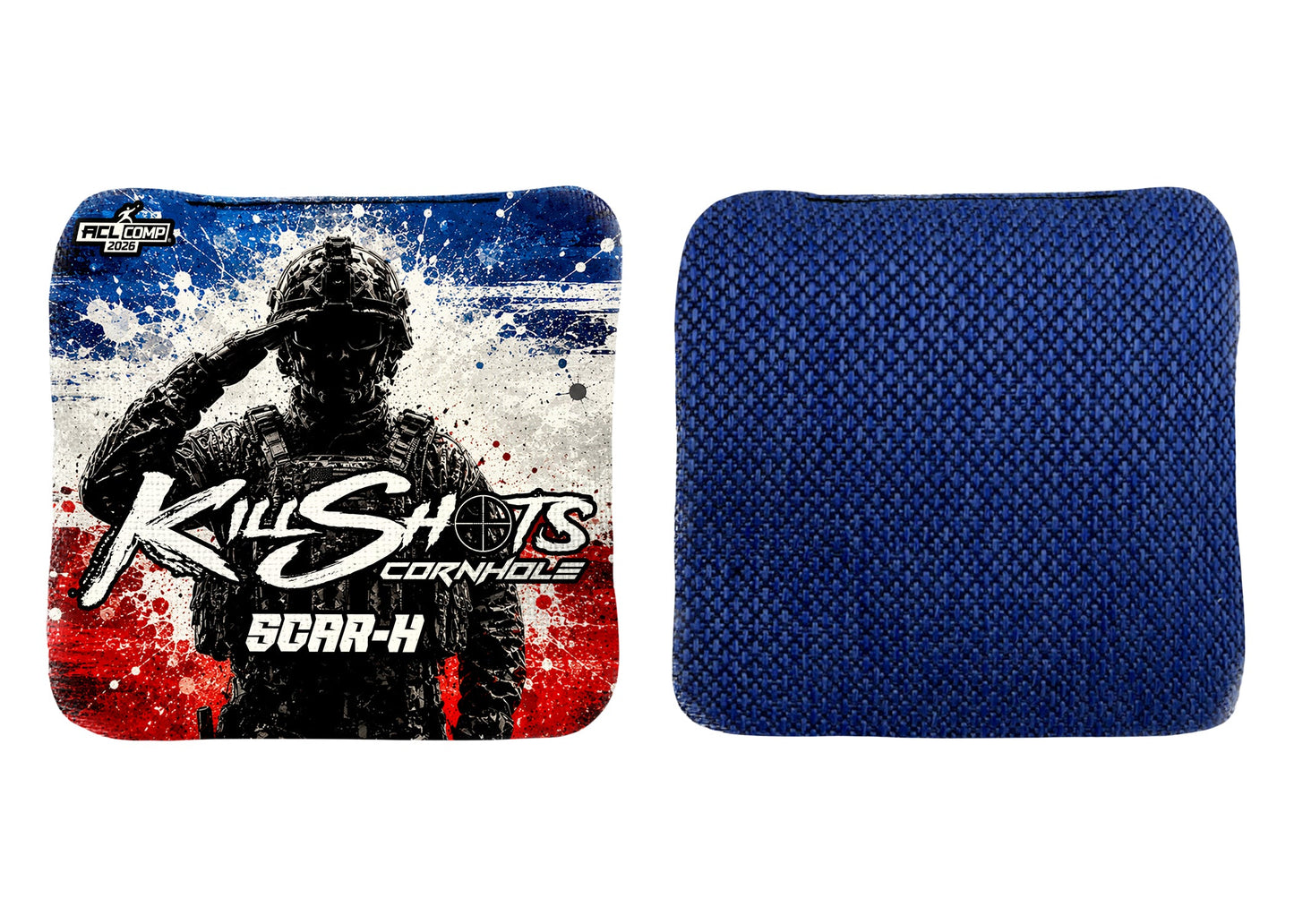 Killshots Cornhole | Scar-H Series | 2026 ACL COMP | Cornhole Bags | Limited Edition Designs