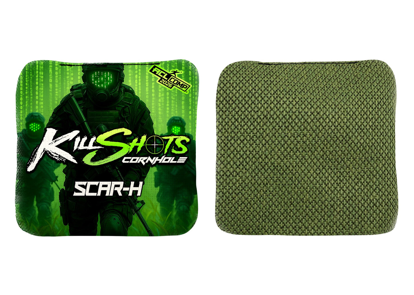 Killshots Cornhole | Scar-H Series | 2026 ACL COMP | Cornhole Bags | Limited Edition Designs