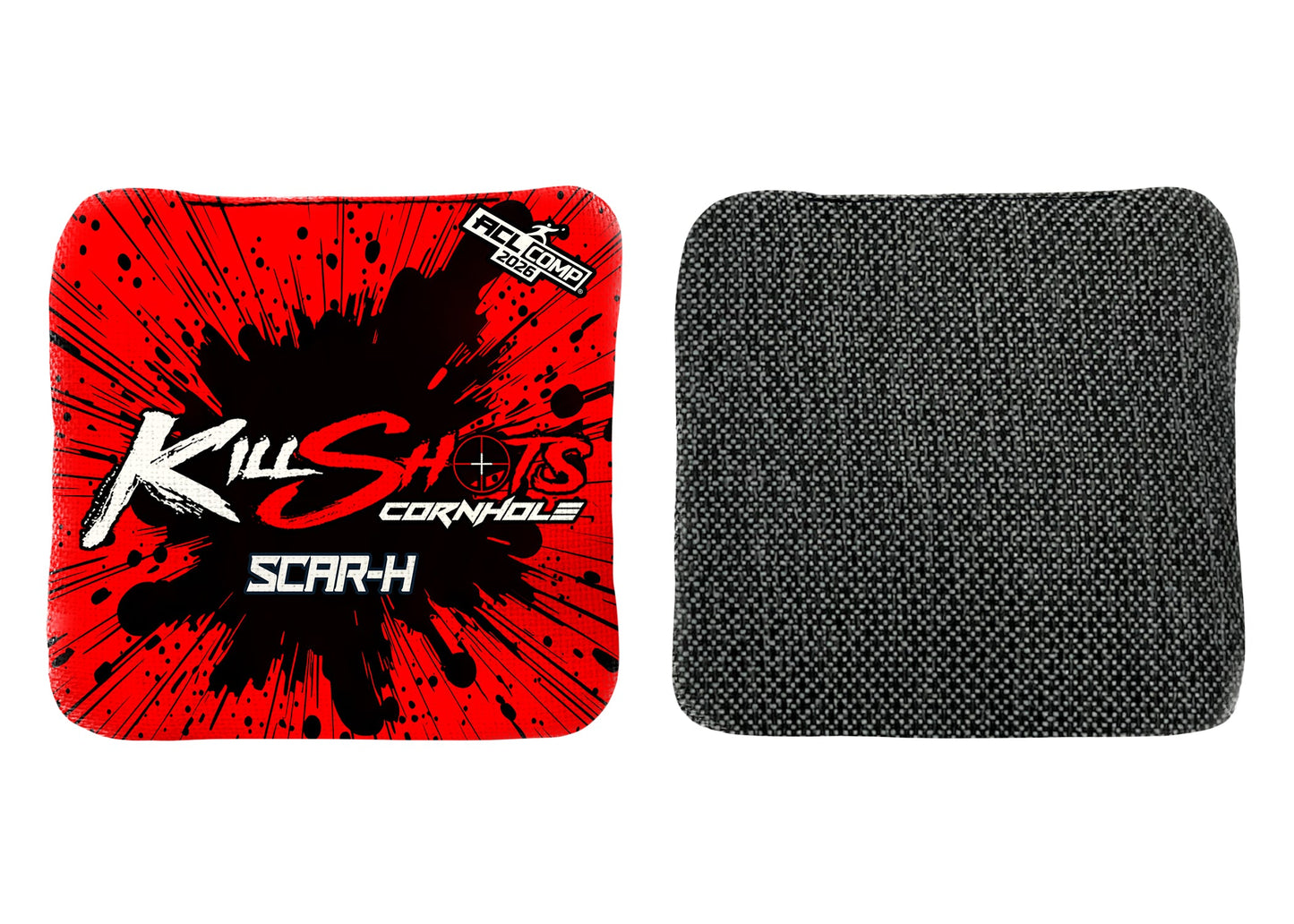 Killshots Cornhole | Scar-H Series | 2026 ACL COMP | Cornhole Bags | Stock Designs