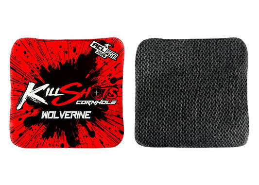 Killshots Cornhole | Wolverine Series | 2026 ACL PRO | Cornhole Bags | Stock Designs