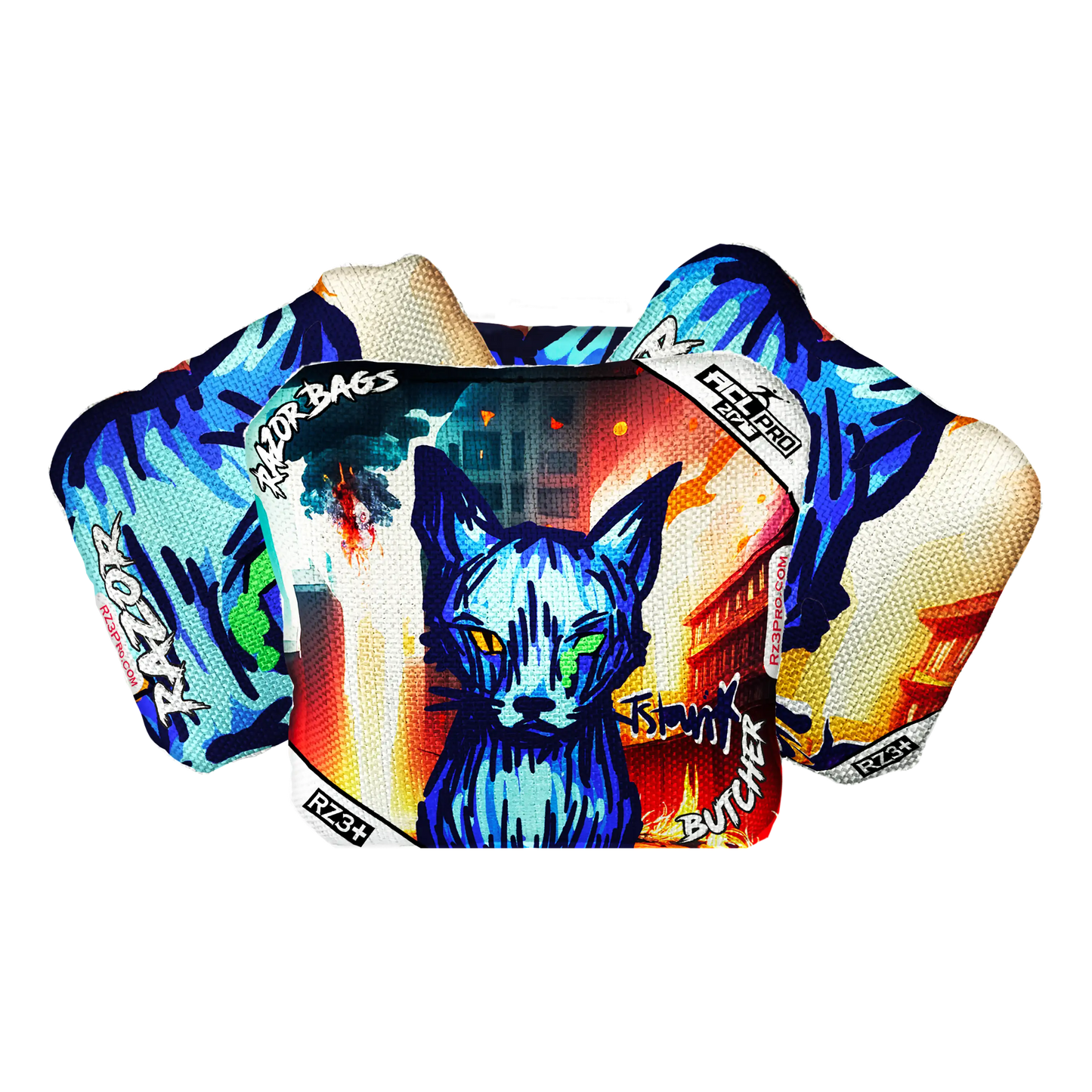 Butcher | KAOS KITTY | ACL PRO Razor Cornhole Bags