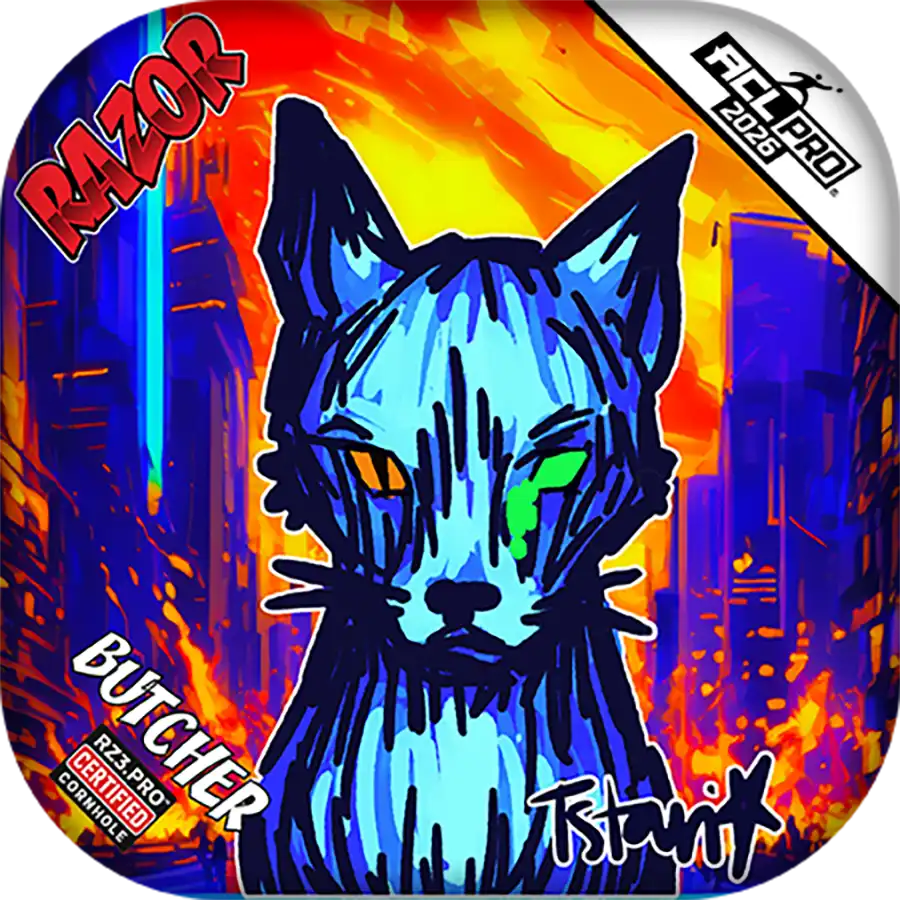 Butcher | KAOS KITTY | ACL PRO Razor Cornhole Bags