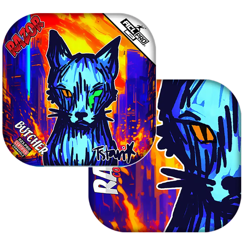 Butcher | KAOS KITTY | ACL PRO Razor Cornhole Bags