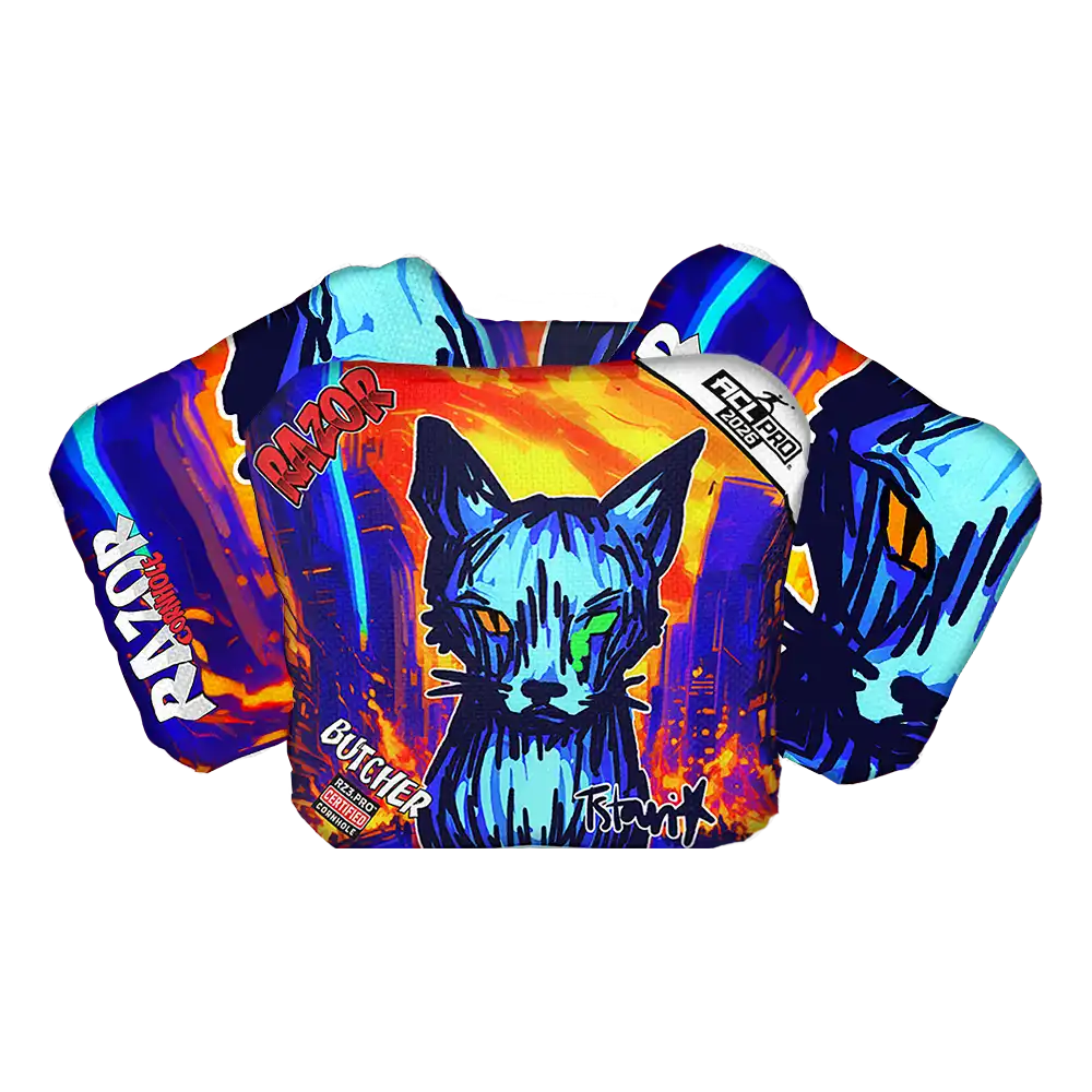 Butcher | KAOS KITTY | ACL PRO Razor Cornhole Bags