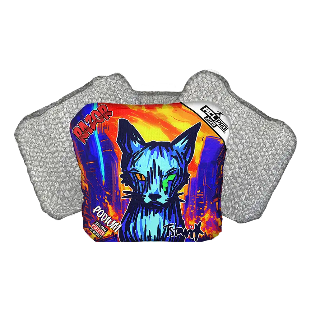 Podium | KAOS KITTY | ACL PRO Razor Cornhole Bags