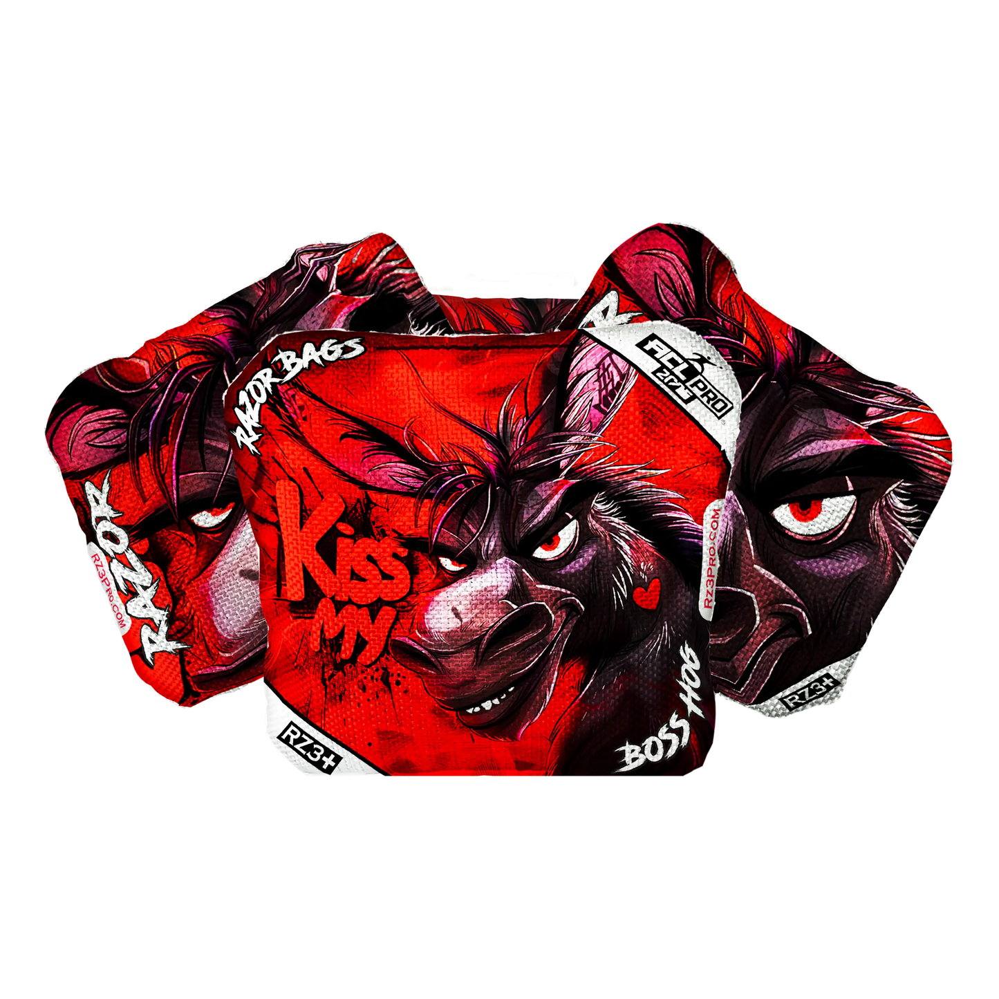 Boss Hog | Kiss My | ACL PRO Razor Cornhole Bags