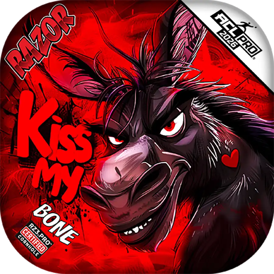 Bone | Kiss My | ACL PRO Razor Cornhole Bags