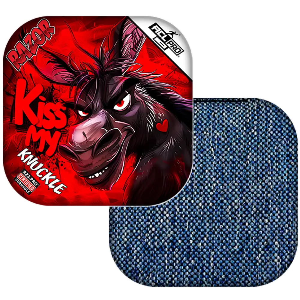 Knuckle | Kiss My | ACL PRO Razor Cornhole Bags