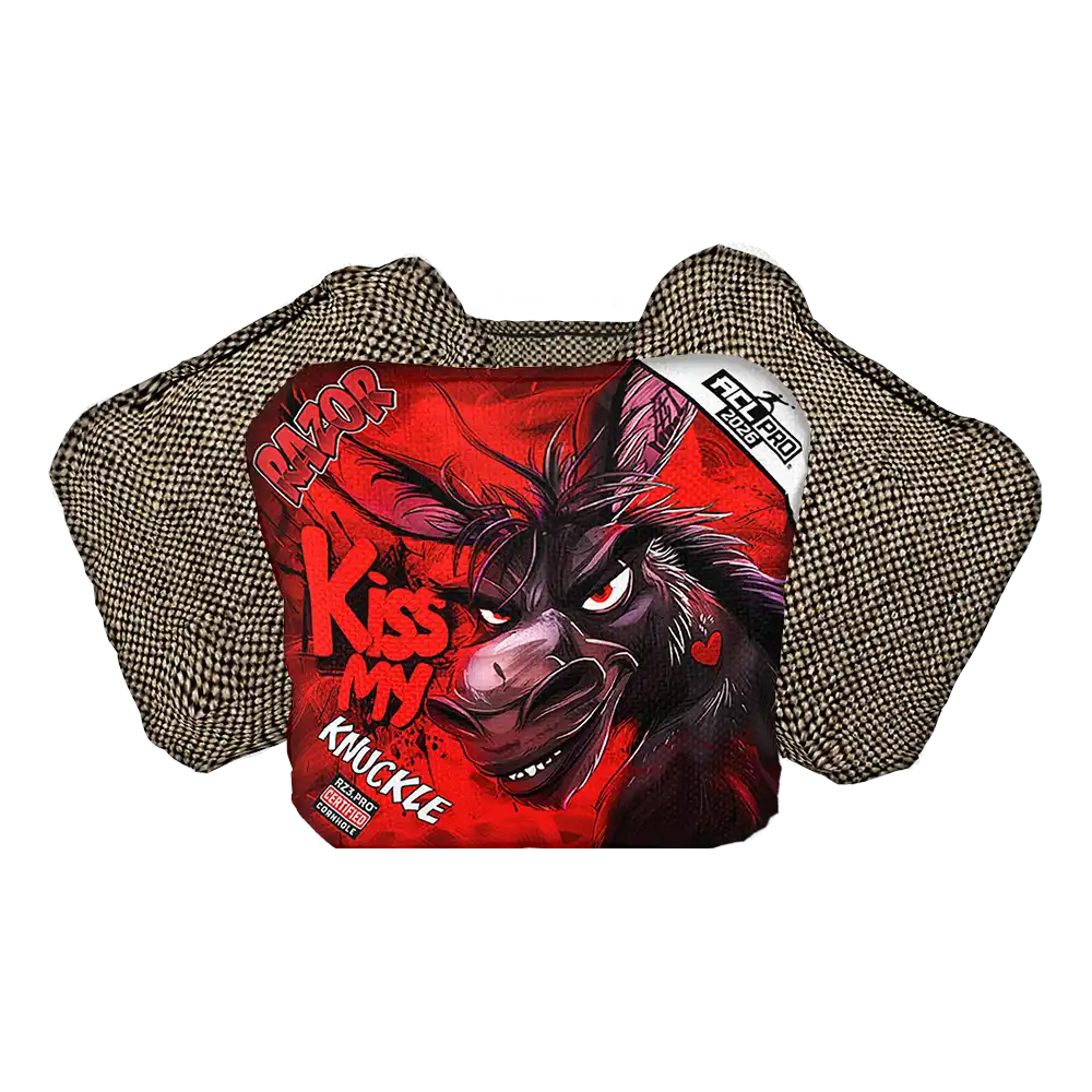 Knuckle | Kiss My | ACL PRO Razor Cornhole Bags